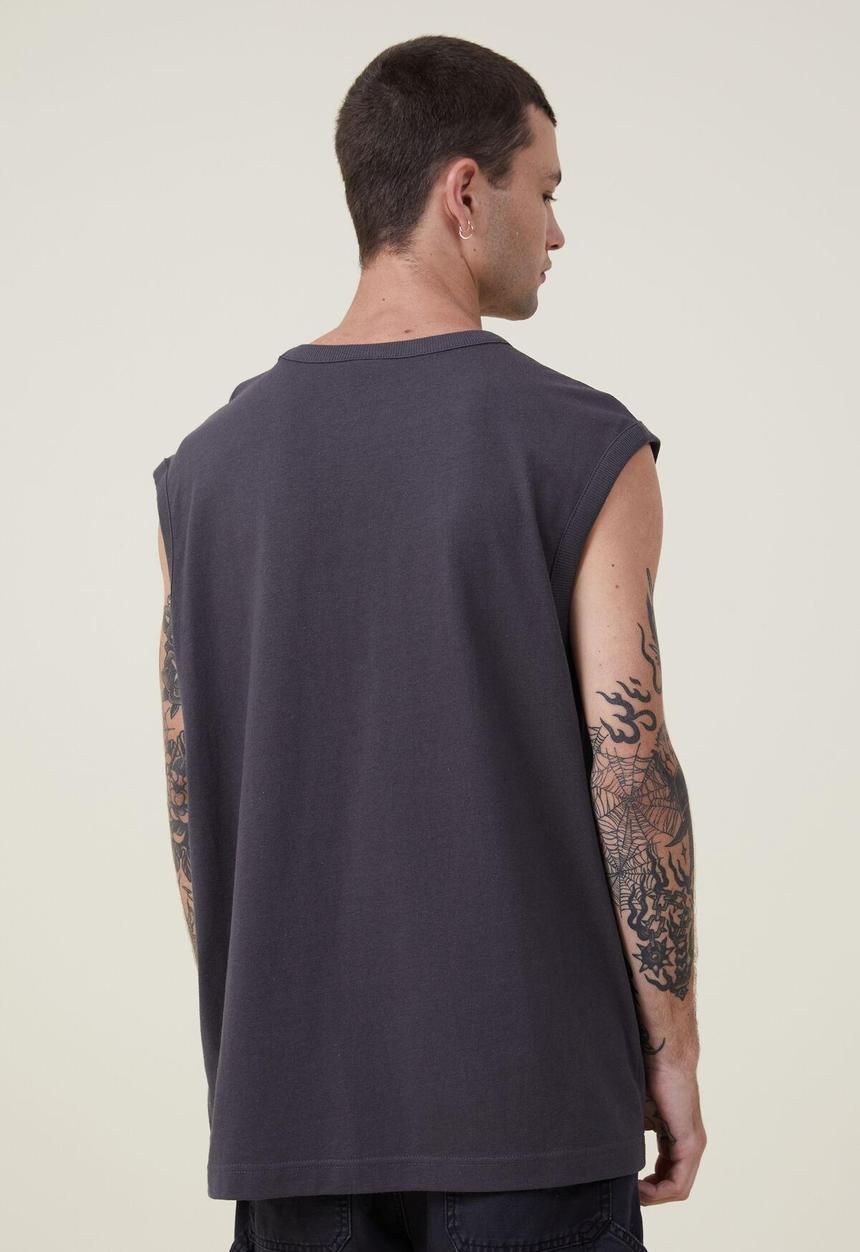 Cotton On - Western muscle - faded slate
