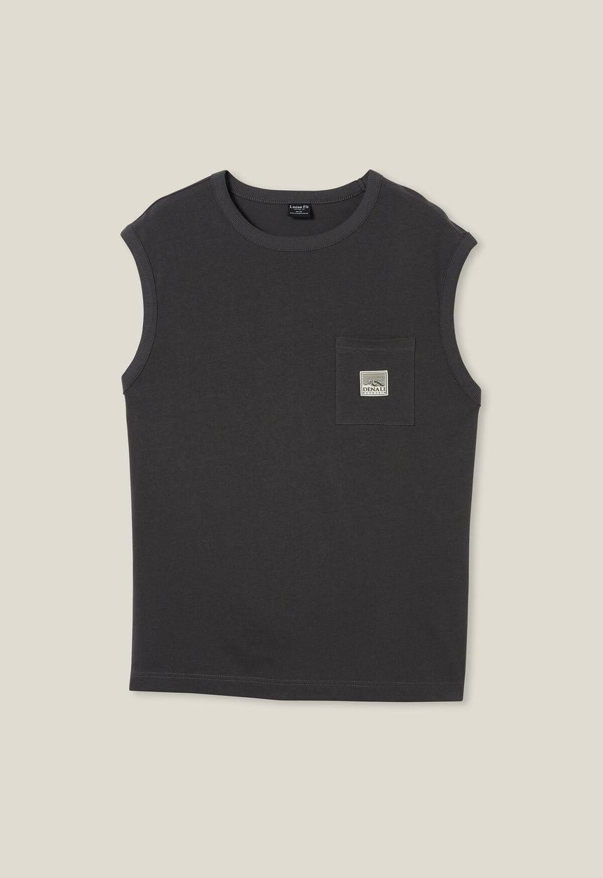 Cotton On - Western muscle - faded slate