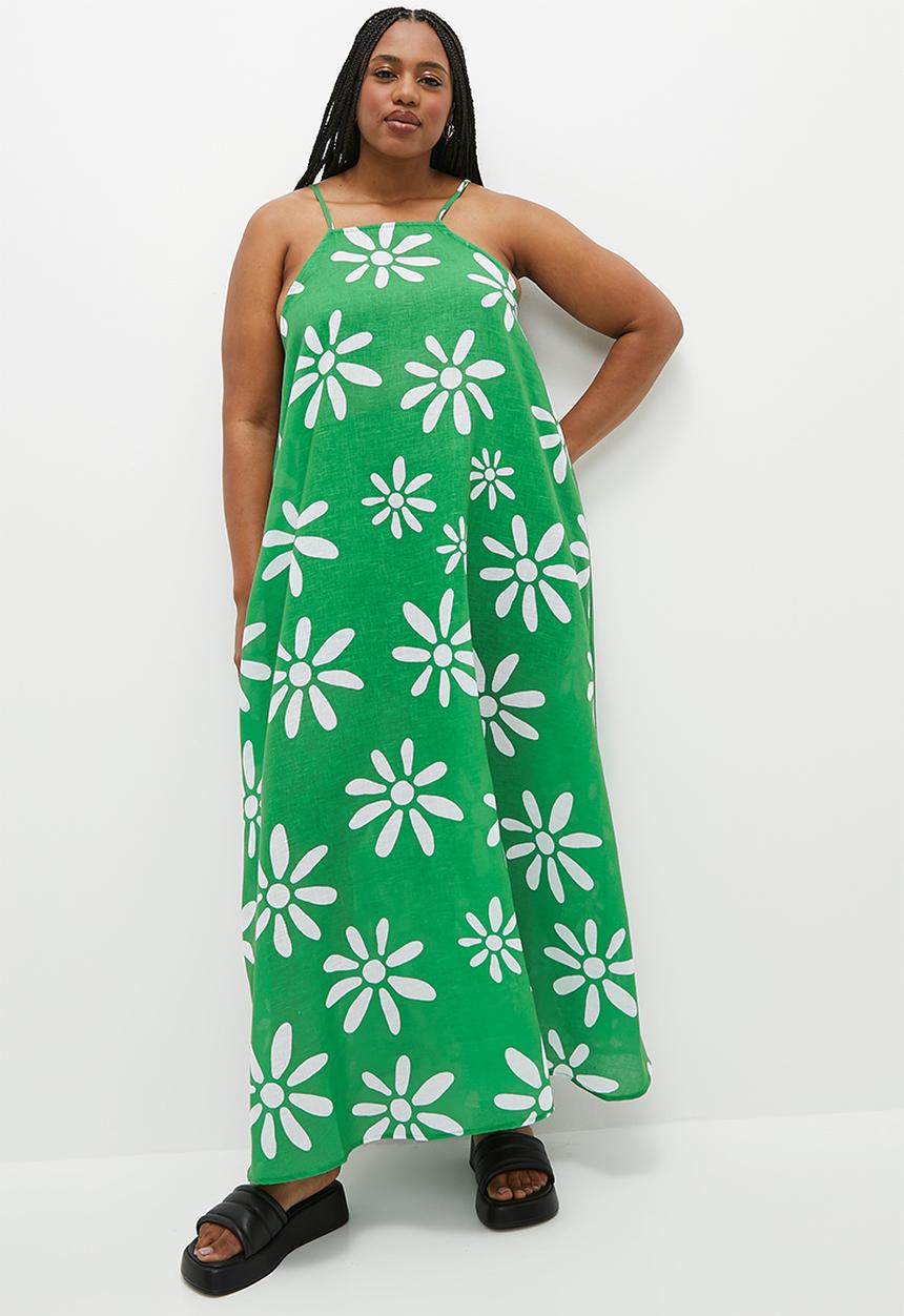 Superbalist - Strappy trapeze maxi dress - floral