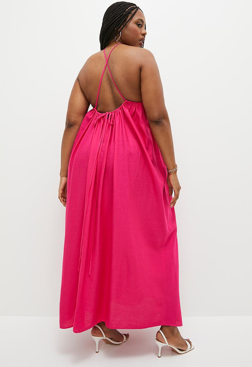 Superbalist - Strappy trapeze maxi dress - plain
