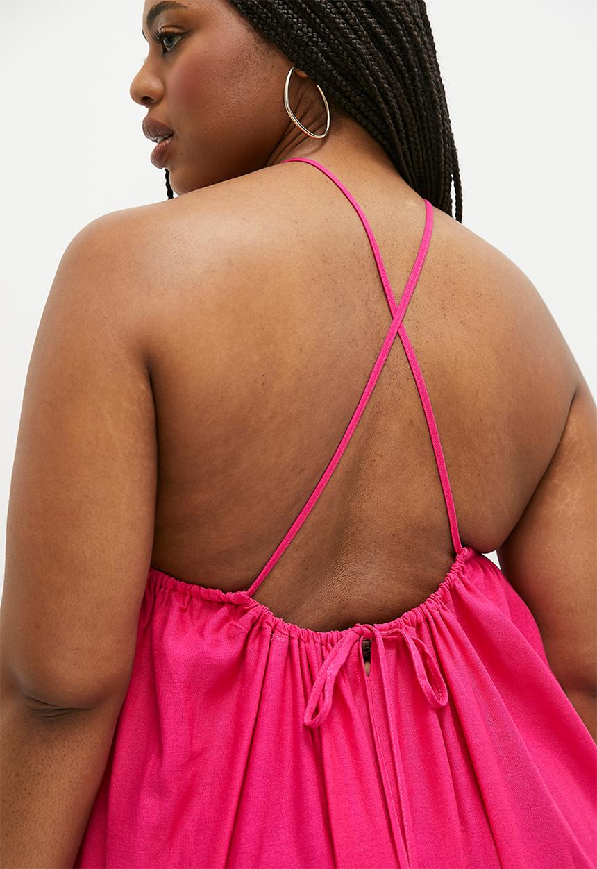 Superbalist - Strappy trapeze maxi dress - plain