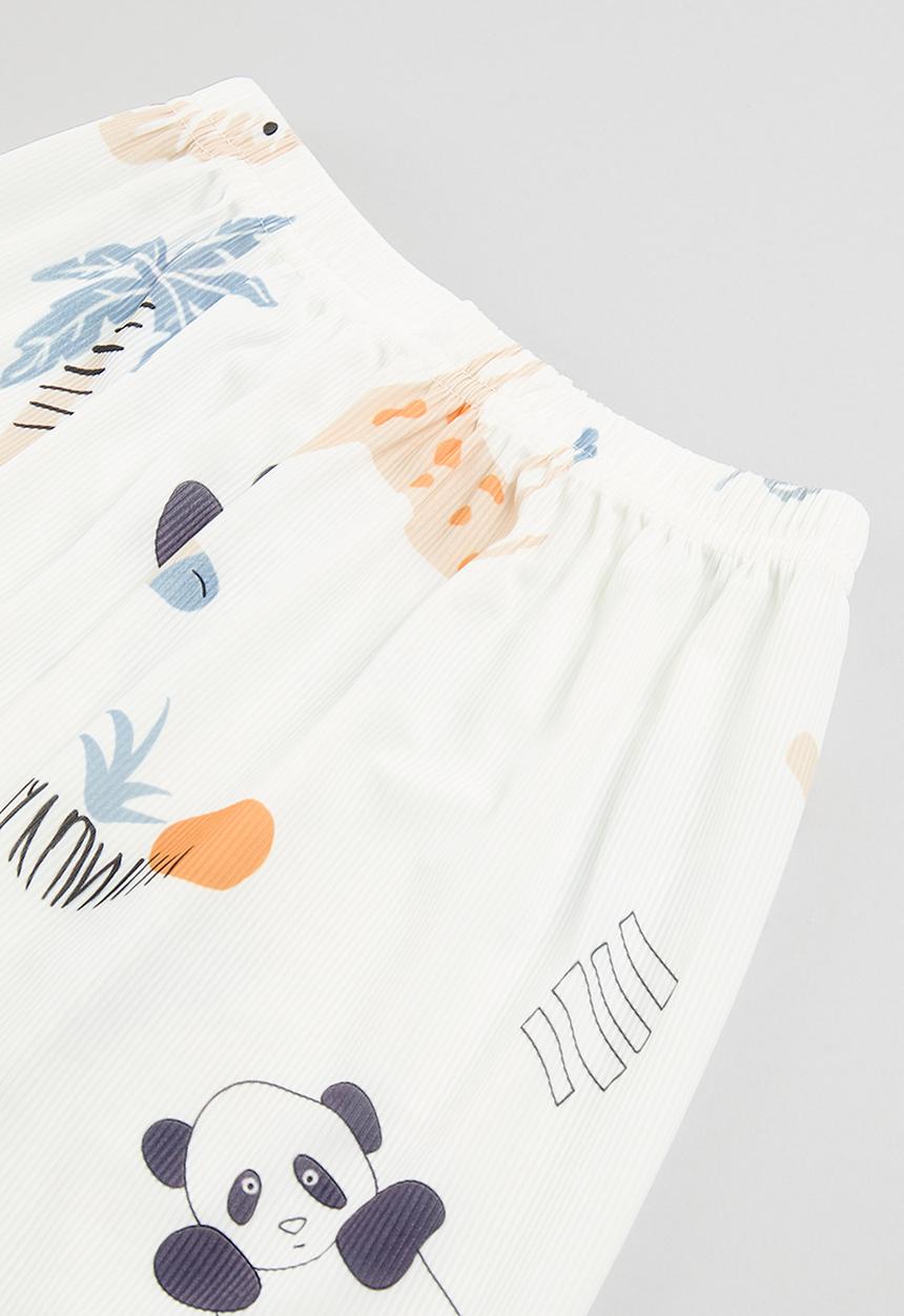 Pop Candy - Tee & short pj set - white
