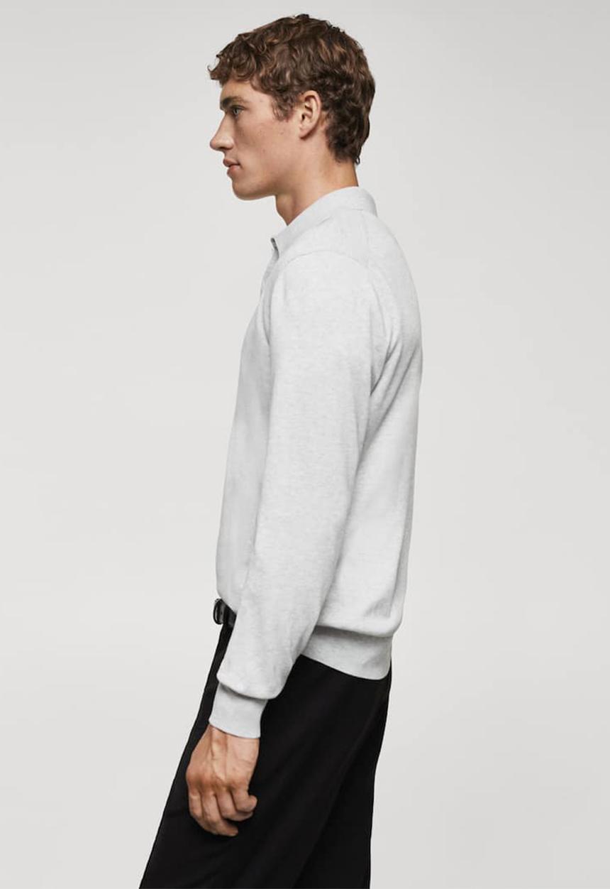 MANGO - Polo shirt tens - ice white