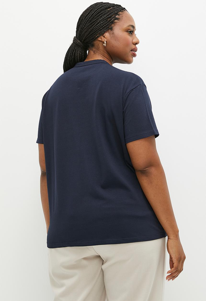 POLO - Plus taylor crested tee - navy