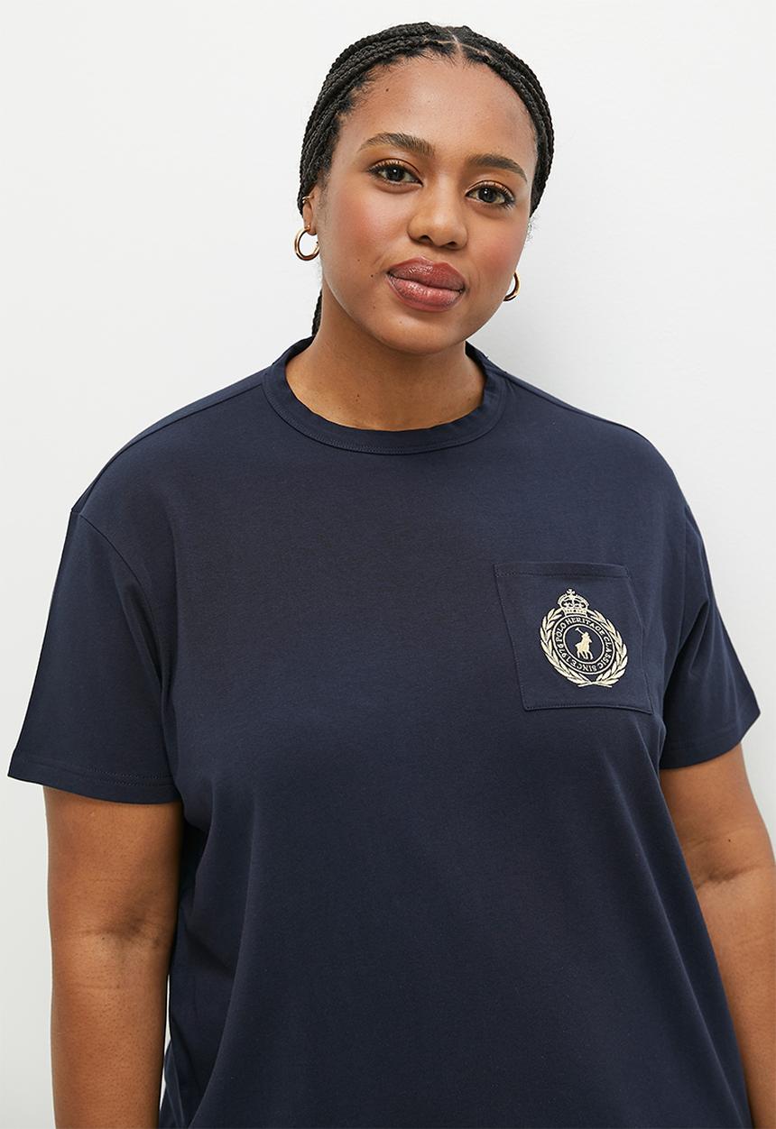 POLO - Plus taylor crested tee - navy