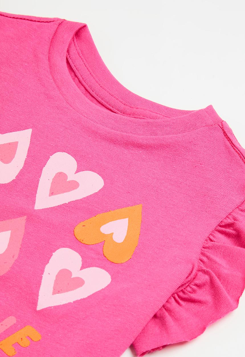 Pop Candy - Printed pj set - cerise
