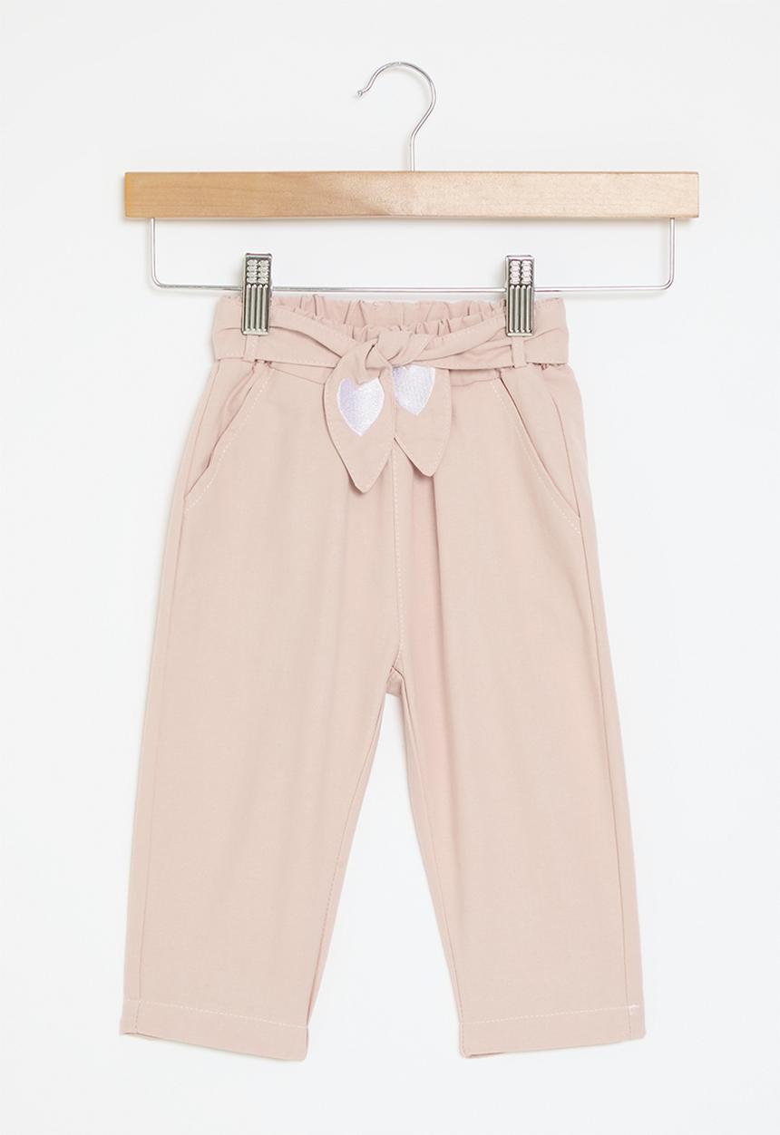 Pop Candy - Paperbag waist trousers - soft pink