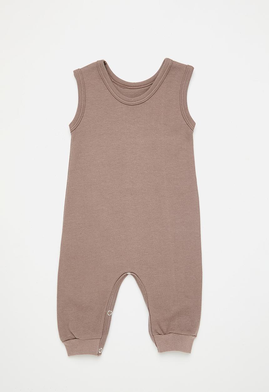Little Lumps - Sleeveless romper - mocca
