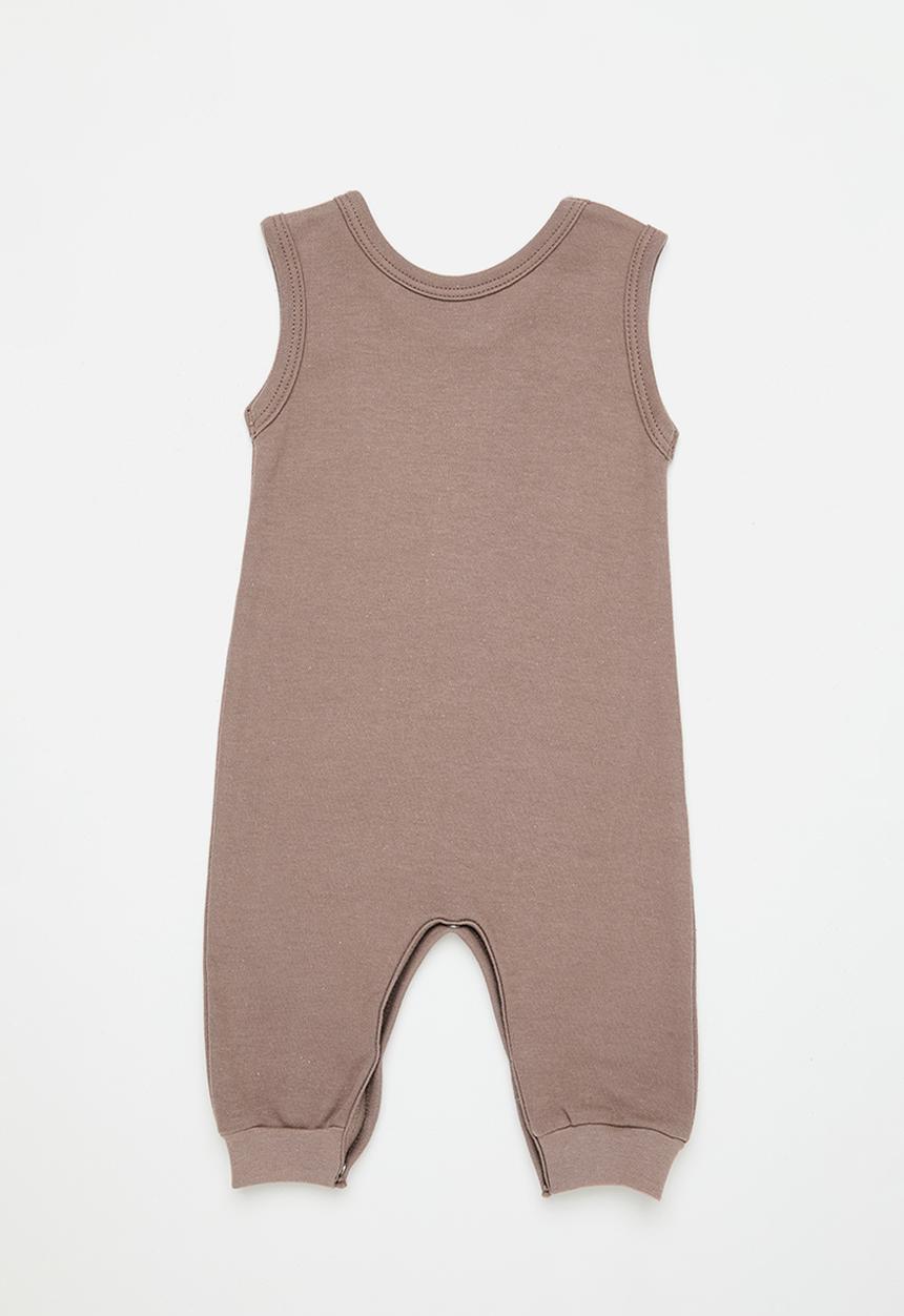 Little Lumps - Sleeveless romper - mocca