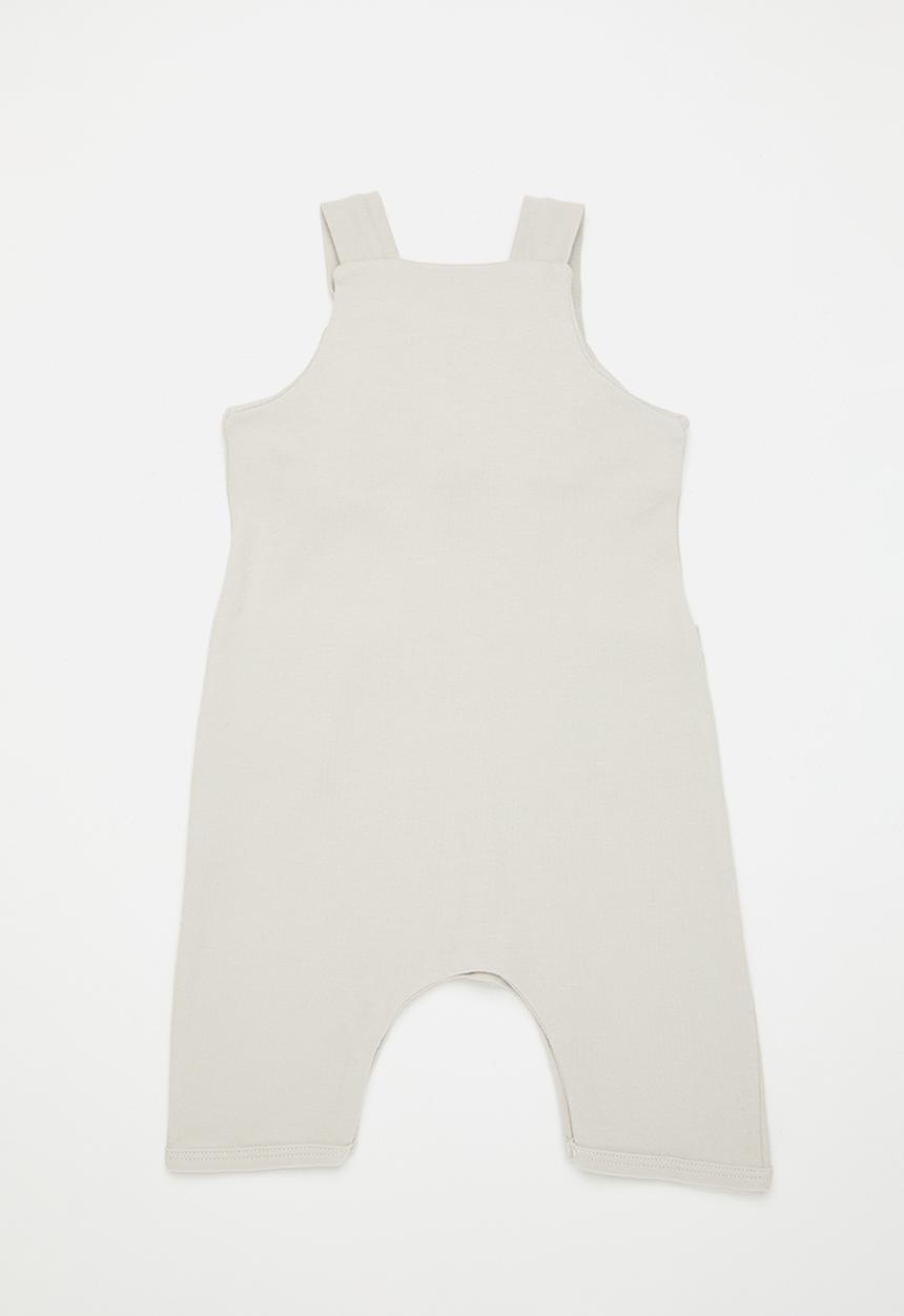 Little Lumps - Knotty dungarees - stone