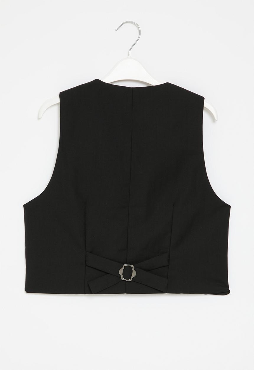 Pop Candy - Waistcoat - black