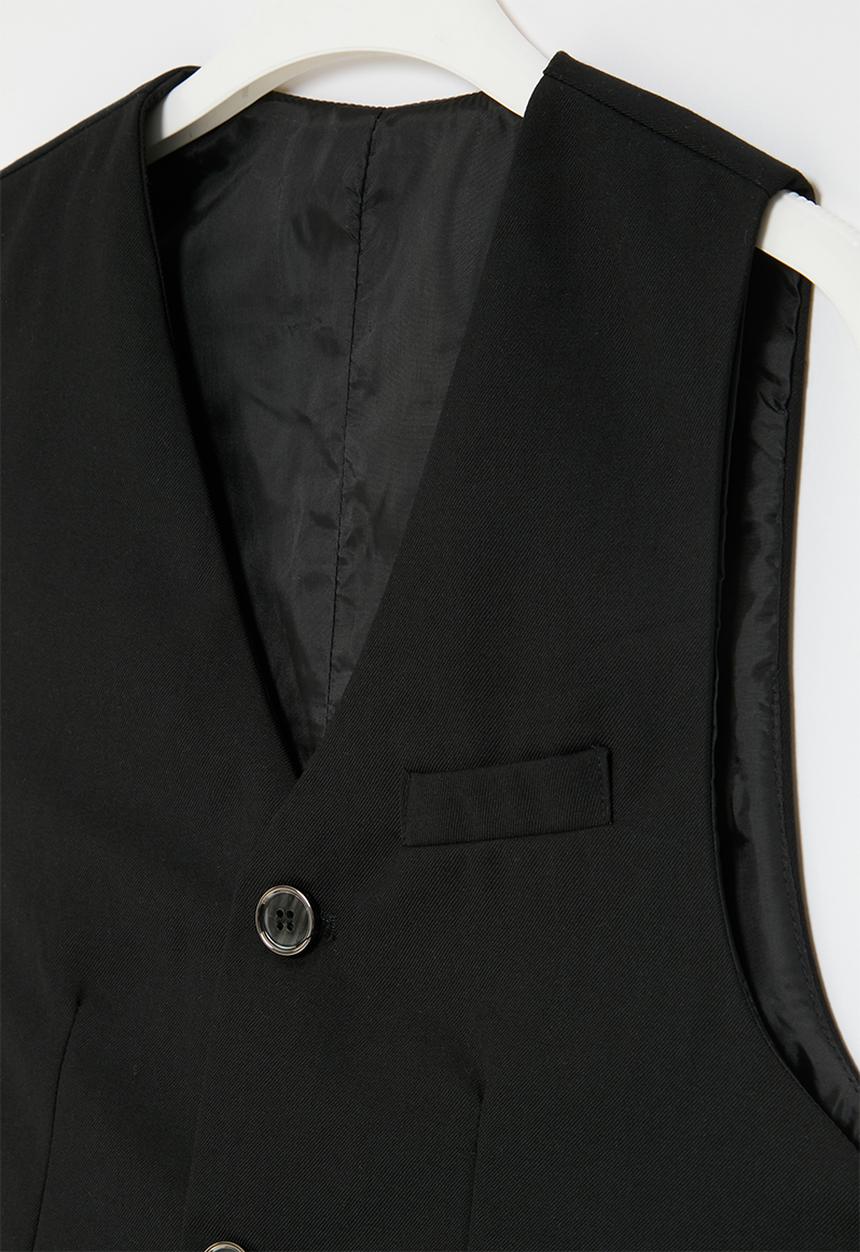 Pop Candy - Waistcoat - black