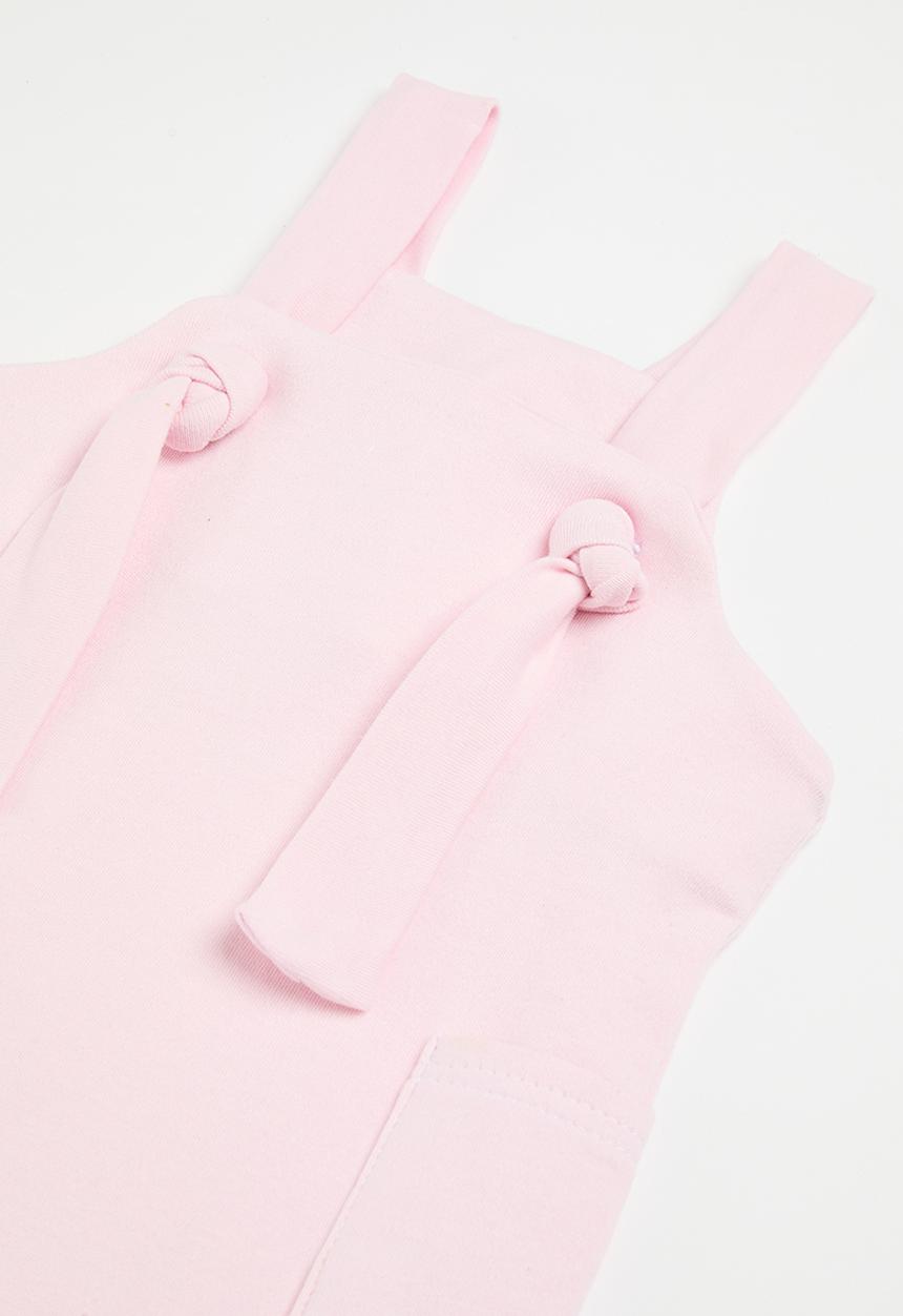 Little Lumps - Knotty dungarees - pink
