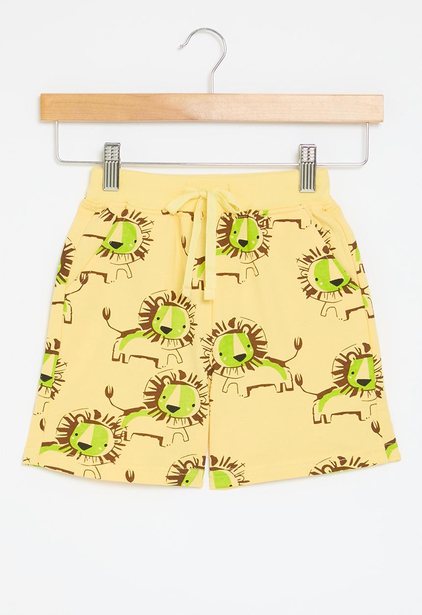 Pop Candy - Printed shorts - yellow