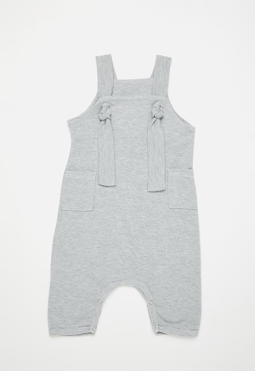Little Lumps - Knotty dungarees - grey