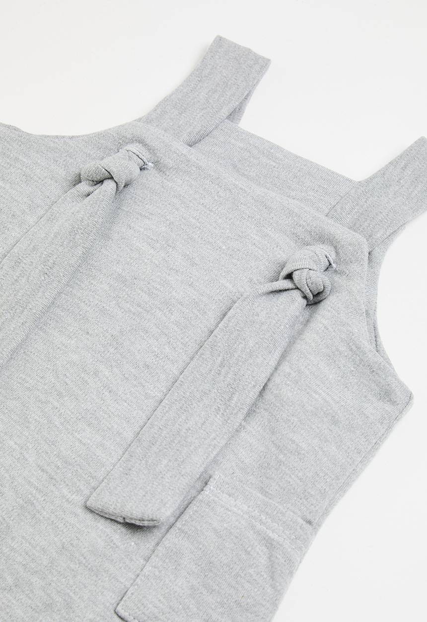 Little Lumps - Knotty dungarees - grey