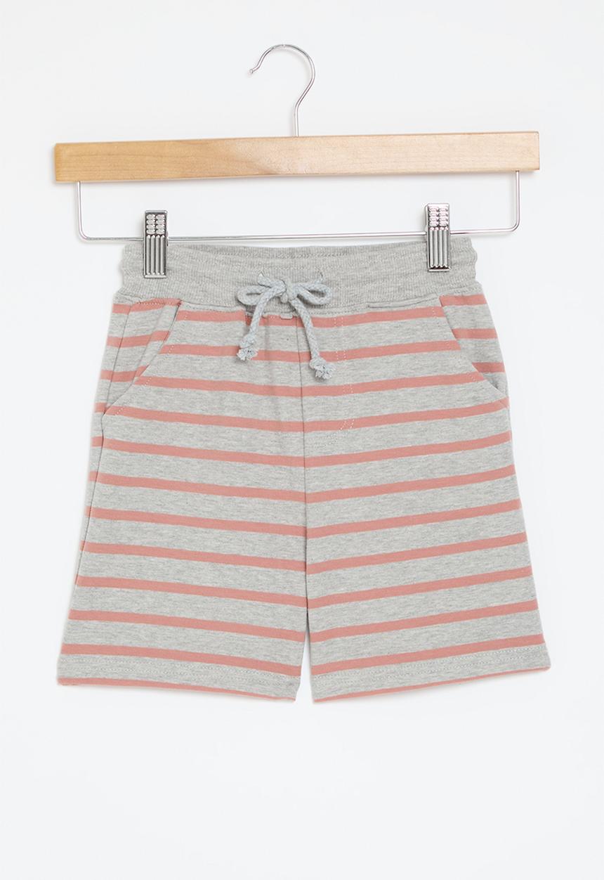 Pop Candy - Striped shorts - grey