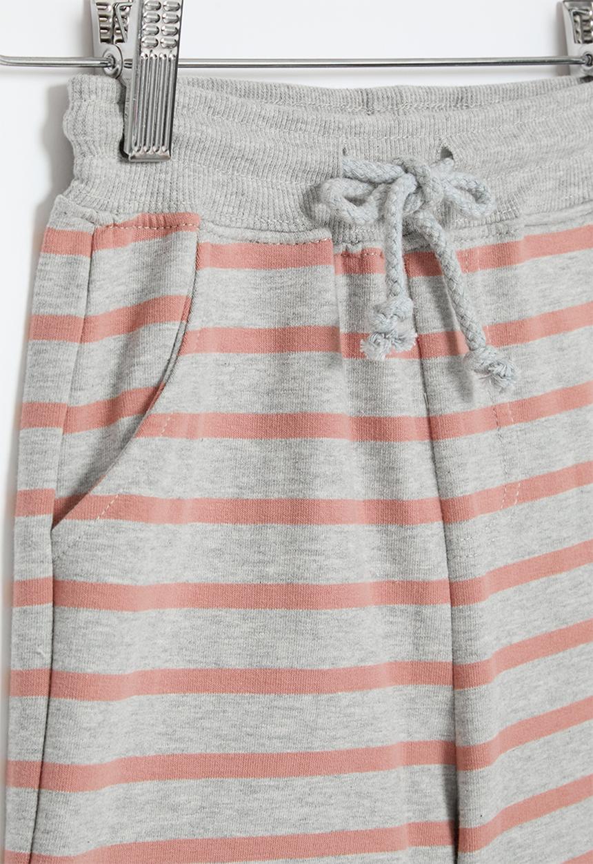 Pop Candy - Striped shorts - grey