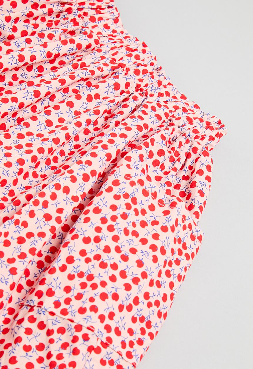 Pop Candy - Tee and skirt set - red & white