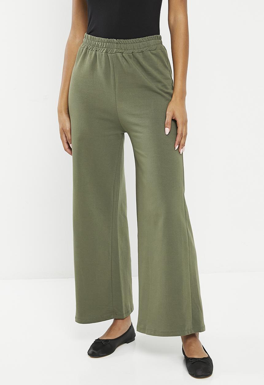 Zabaione - Wide leg trousers - khaki