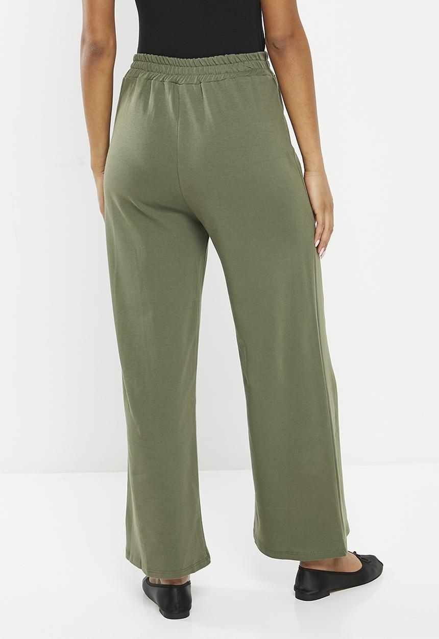 Zabaione - Wide leg trousers - khaki