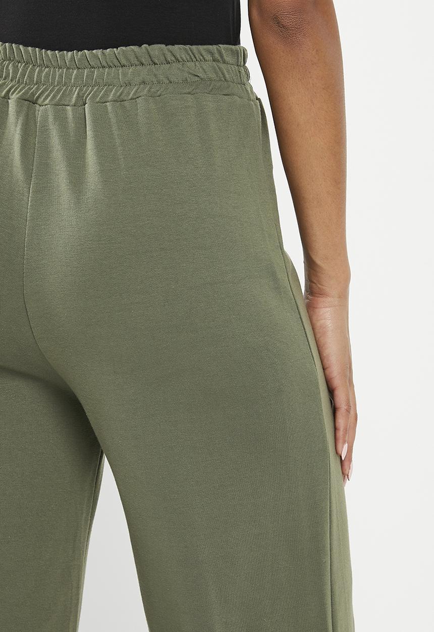Zabaione - Wide leg trousers - khaki