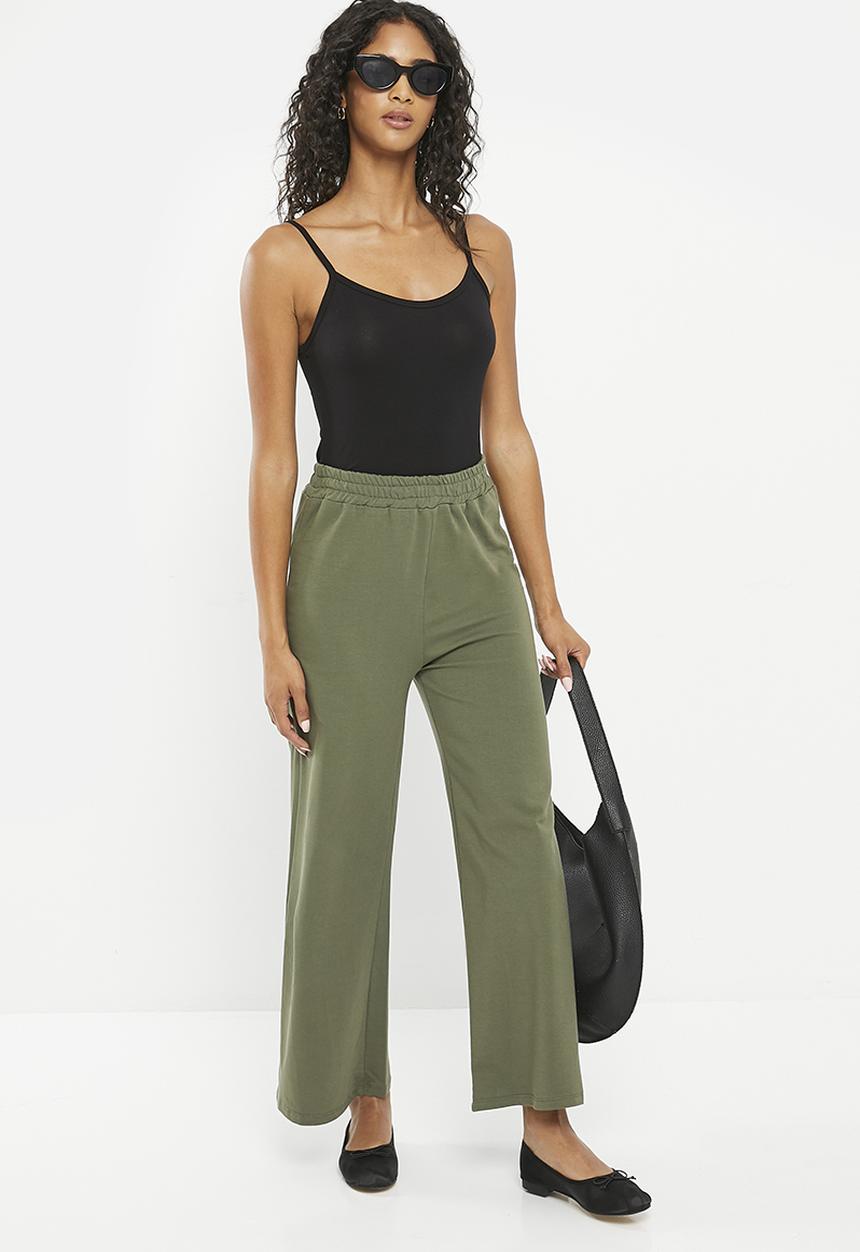 Zabaione - Wide leg trousers - khaki