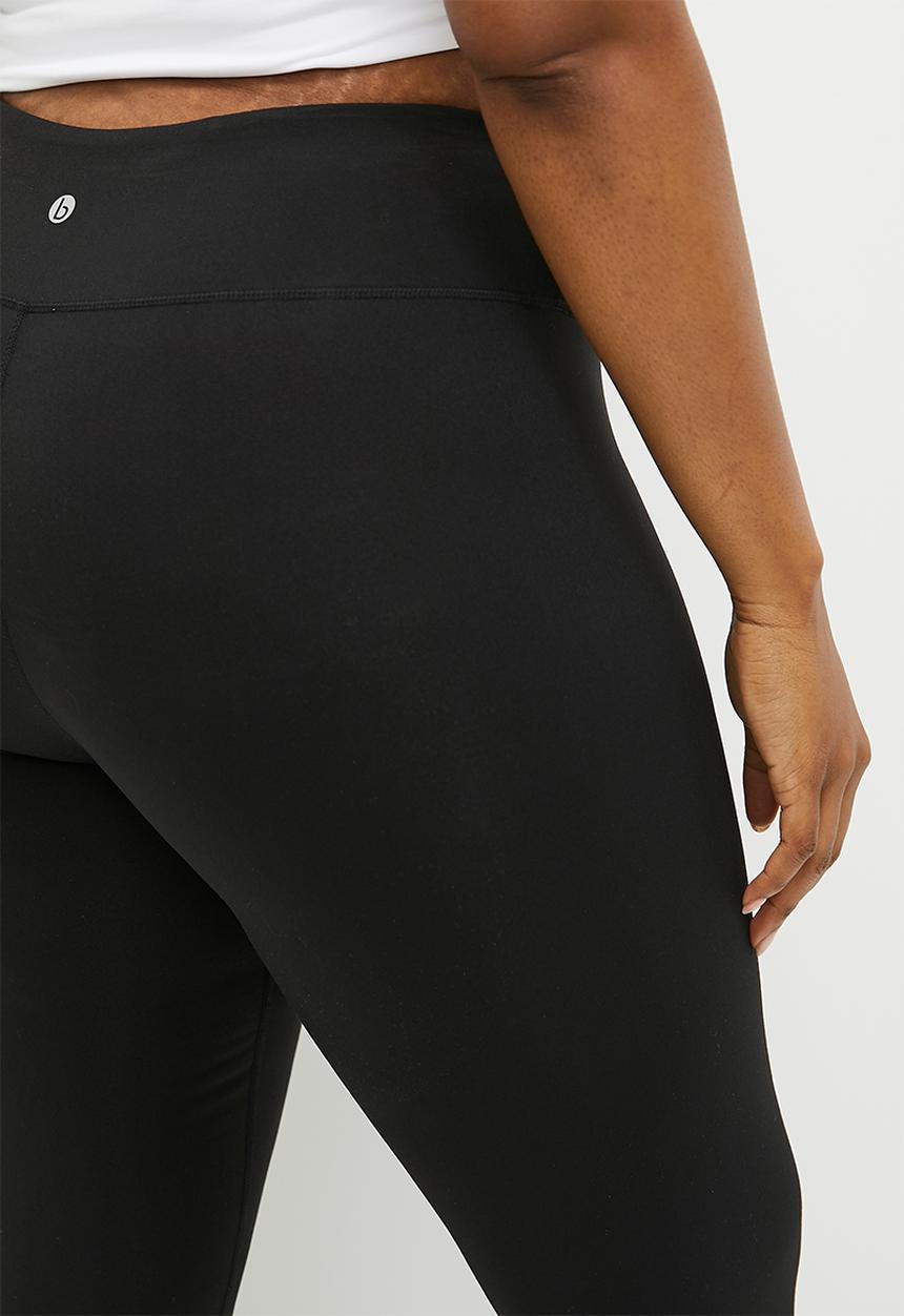 Cotton On - Plus active core capri tight - core black