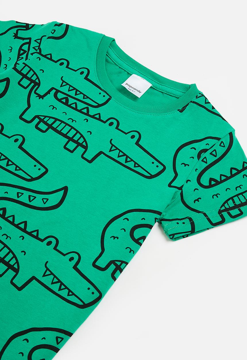 Pop Candy - Short & tee set - green