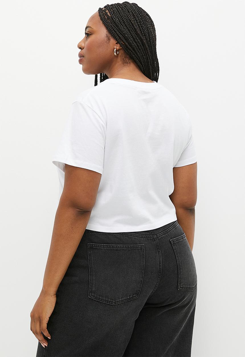Cotton On - Plus the baby tee - white
