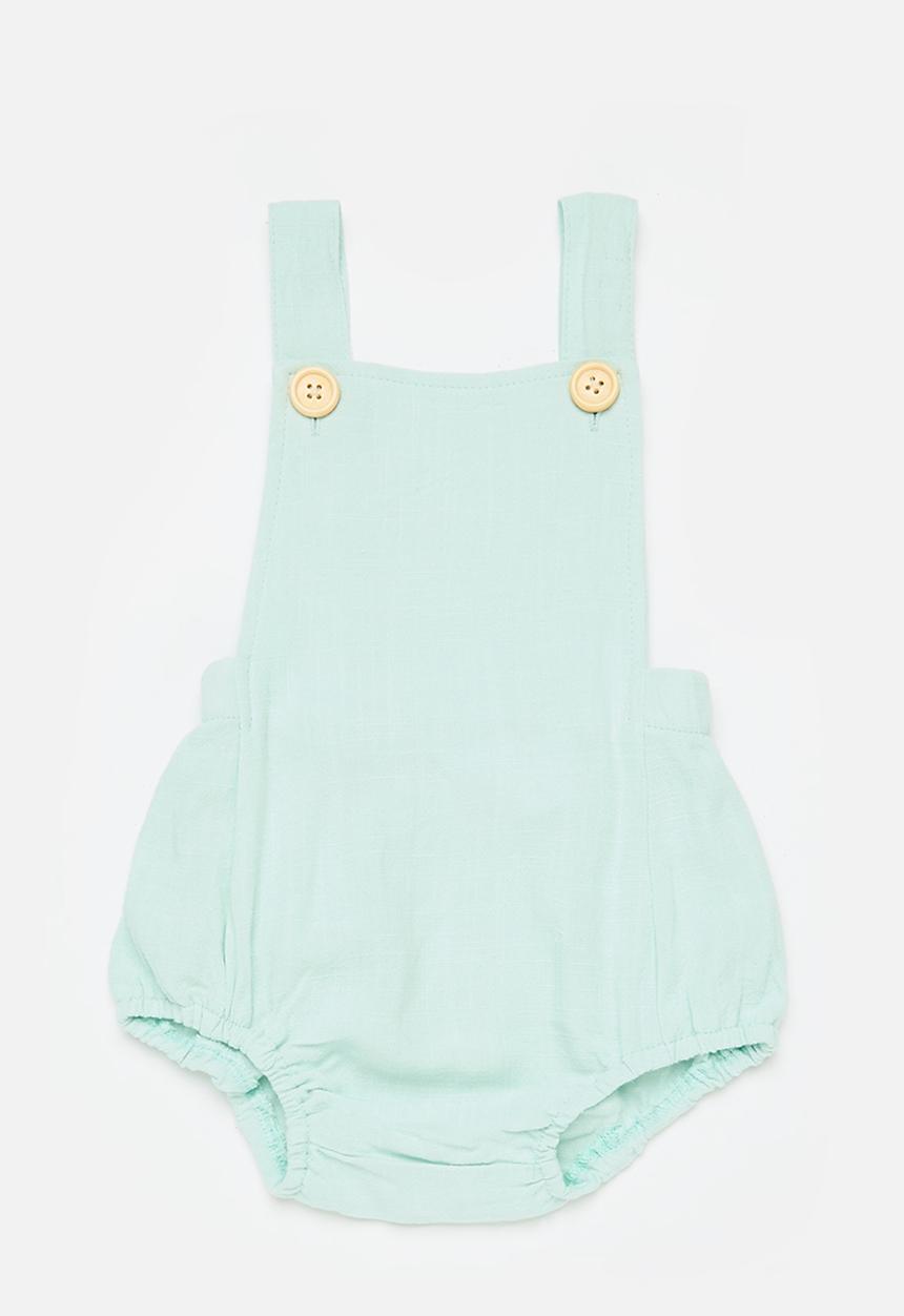 Pop Candy - Pinafore romper - aqua