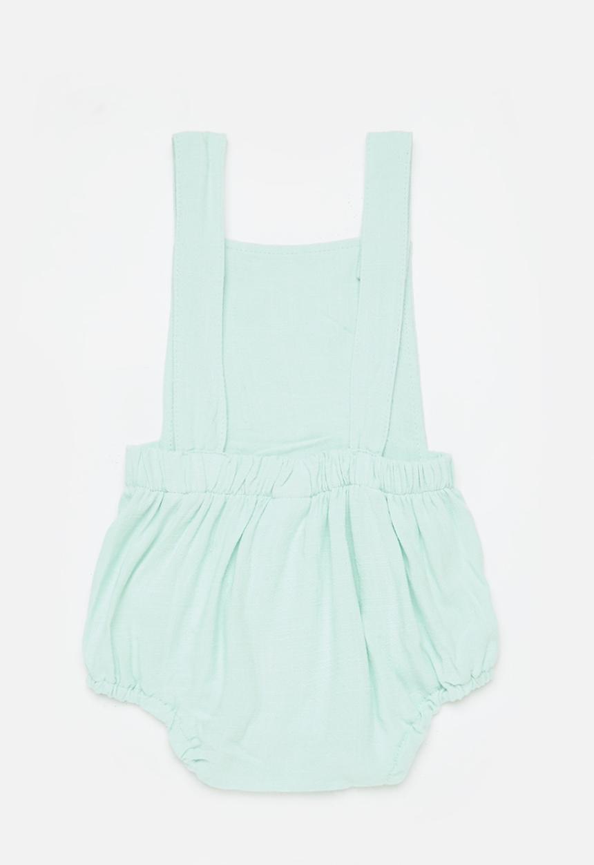 Pop Candy - Pinafore romper - aqua