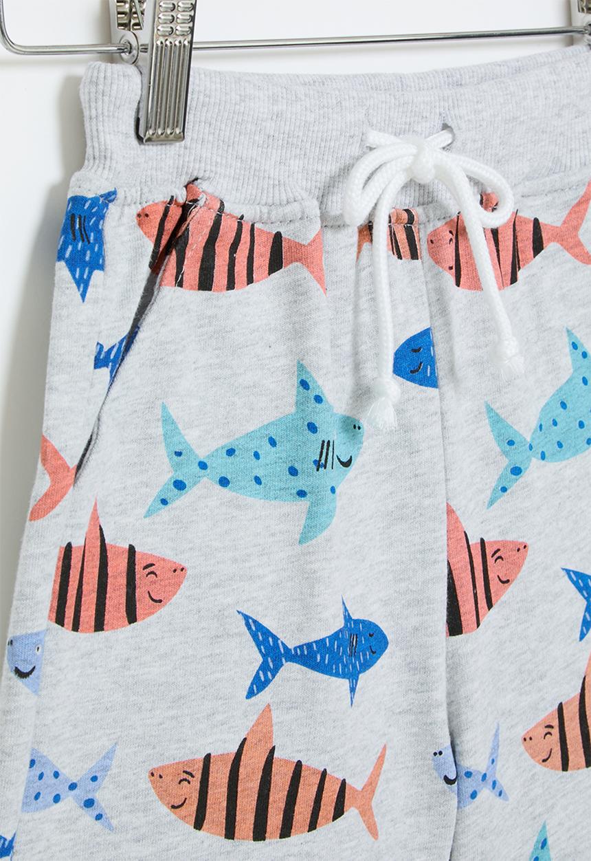 Pop Candy - Printed shorts - grey