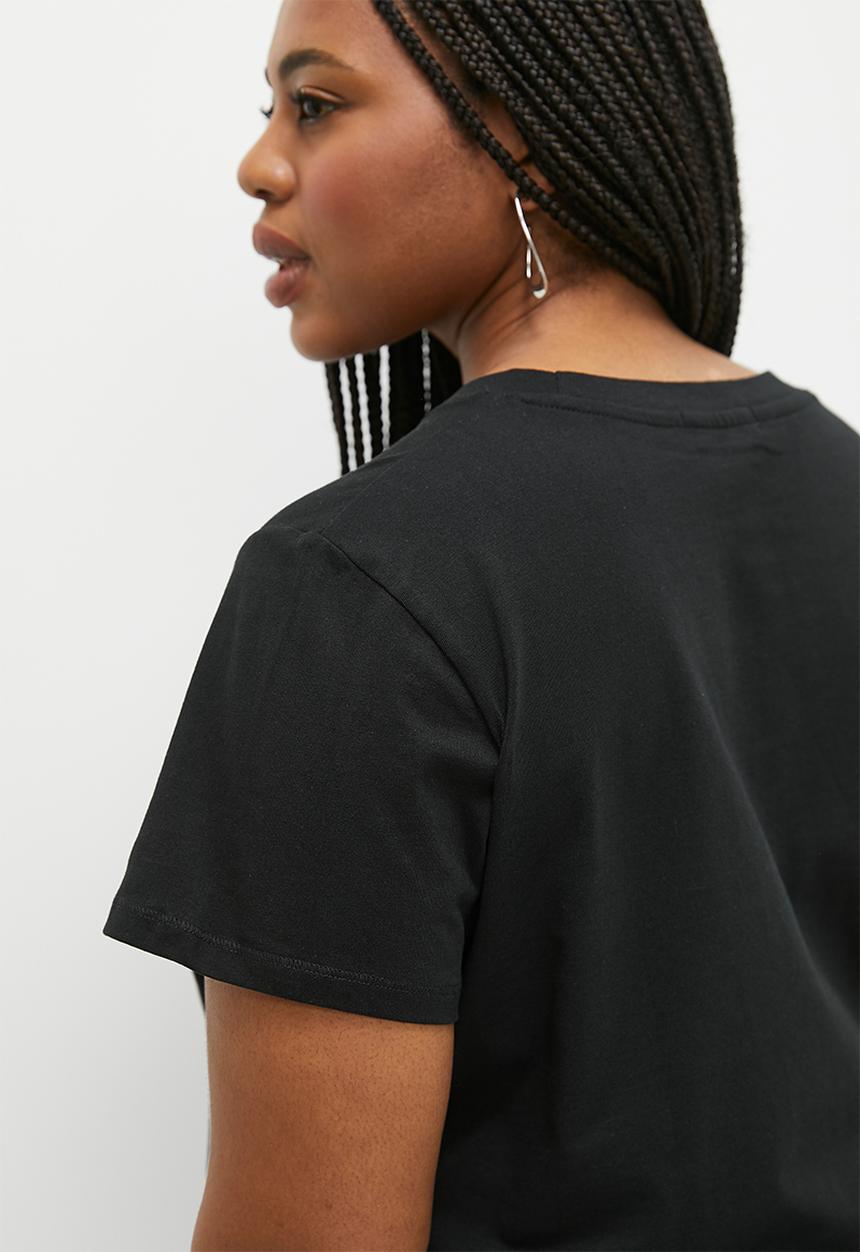 Cotton On - Plus the baby tee - black