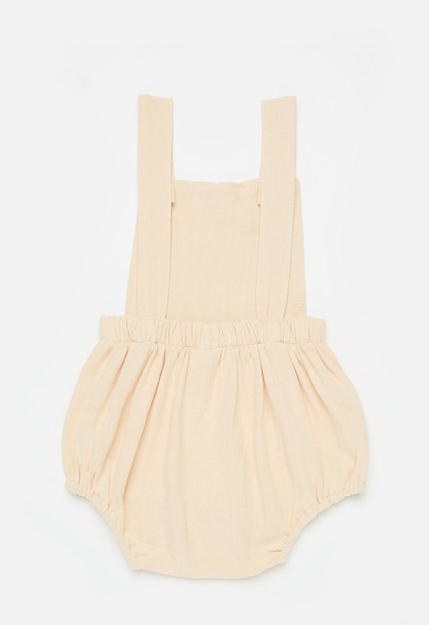 Pop Candy - Pinafore romper - beige