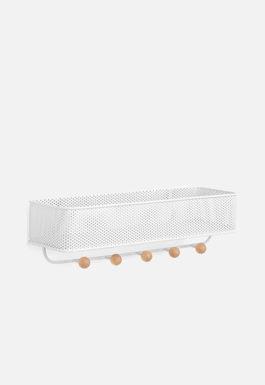 Umbra - Umbra estique organizer - white & natural