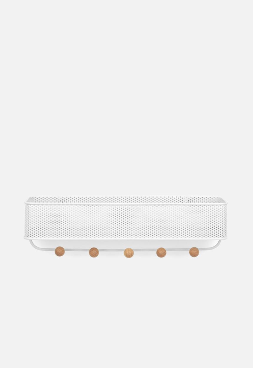 Umbra - Umbra estique organizer - white & natural