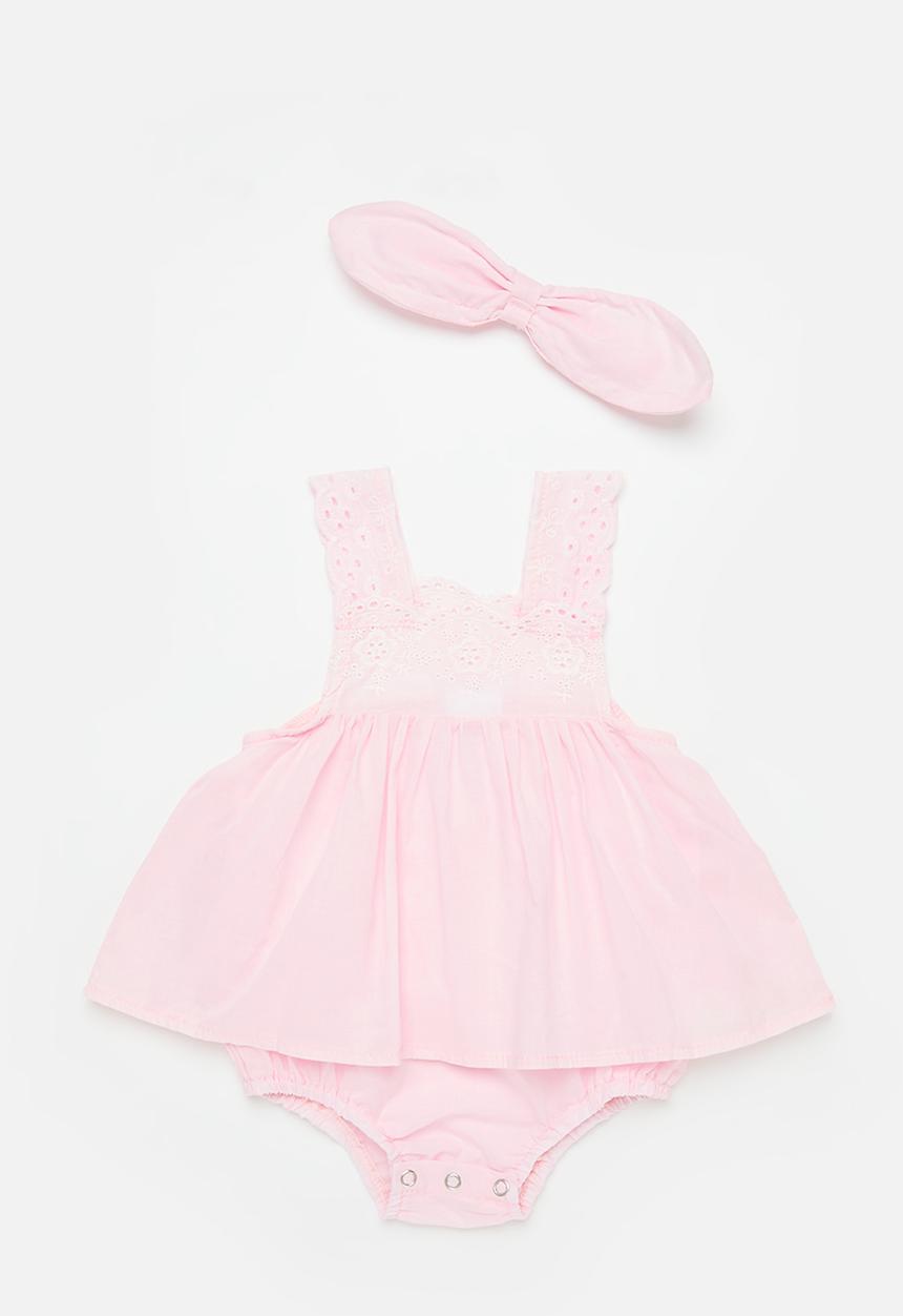 Pop Candy - Romper dress & headband - pink