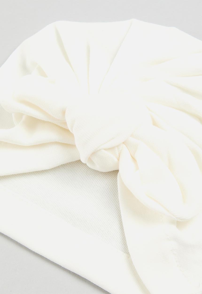Pop Candy - Baby bowknot turban - white