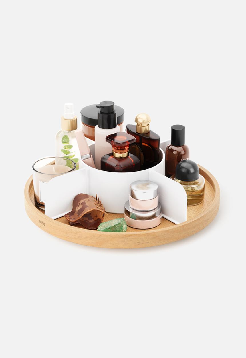 Umbra - Bellwood lazy susan divider - white & natural