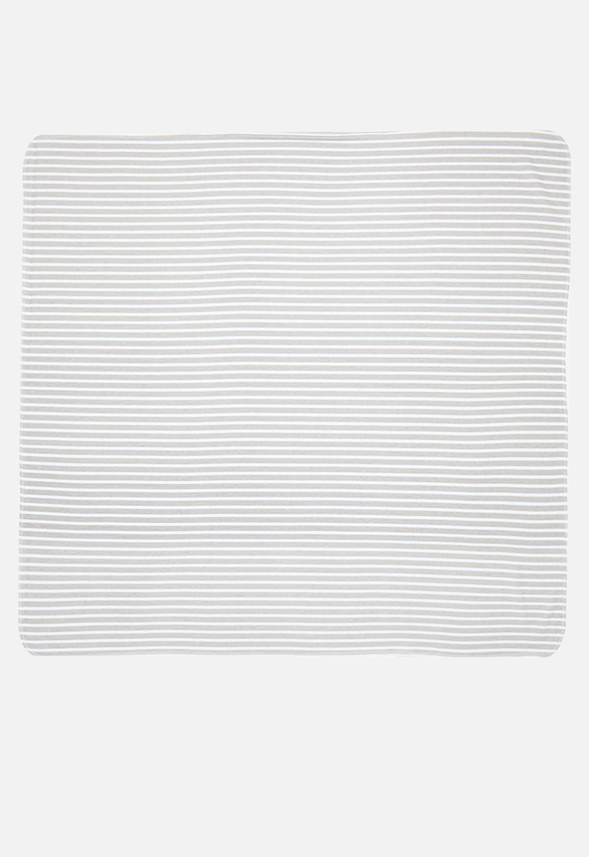 Pop Candy - Stripe wrap blanket - beige 