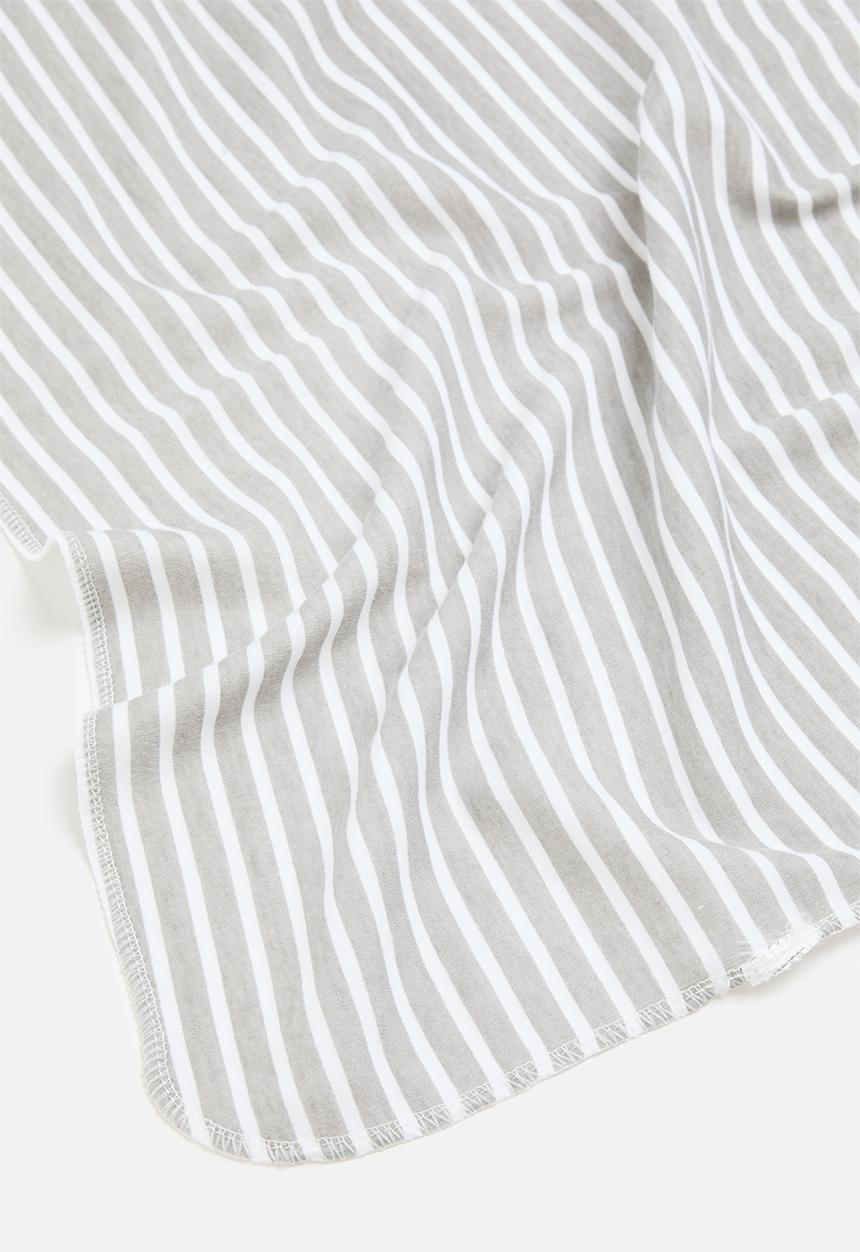 Pop Candy - Stripe wrap blanket - beige 