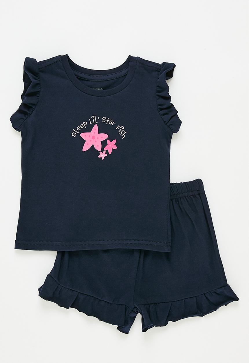 Pop Candy - Baby pj set - navy