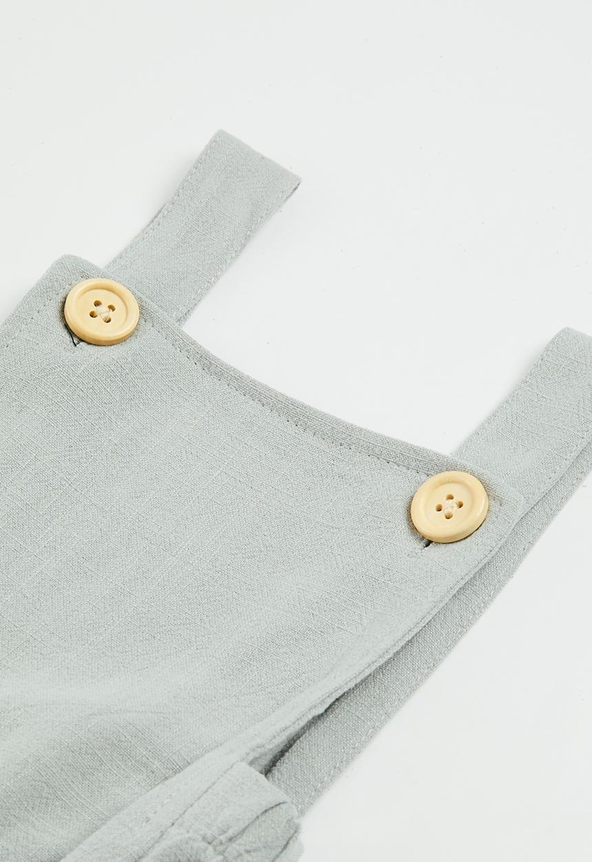 Pop Candy - Pinafore romper - grey