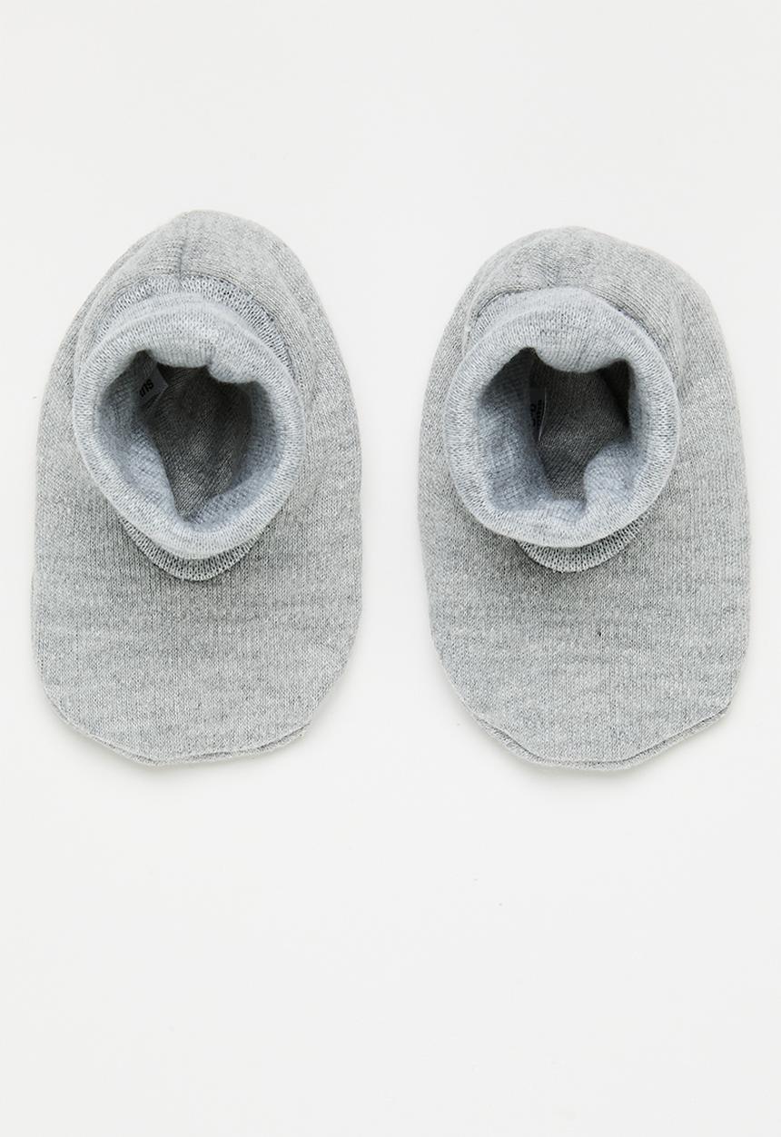 Little Lumps - Shoes ribbed - grey