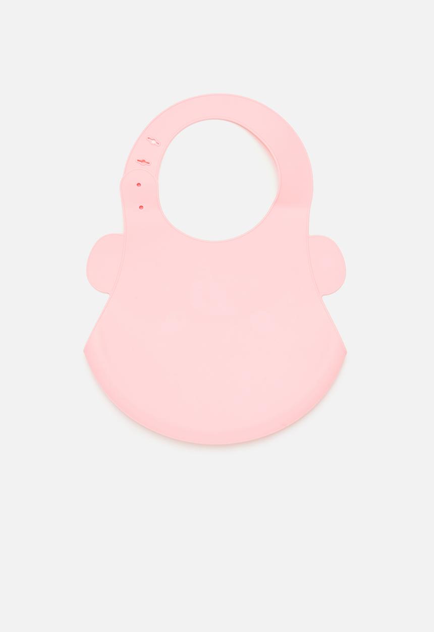 Pop Candy - Baby silicone bib - light pink 