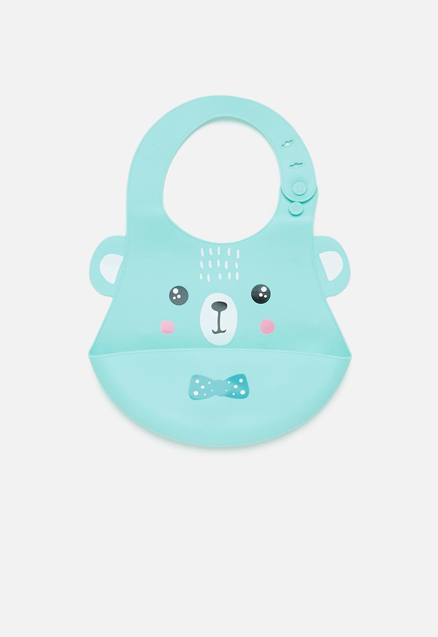Pop Candy - Baby silicone bibs - blue