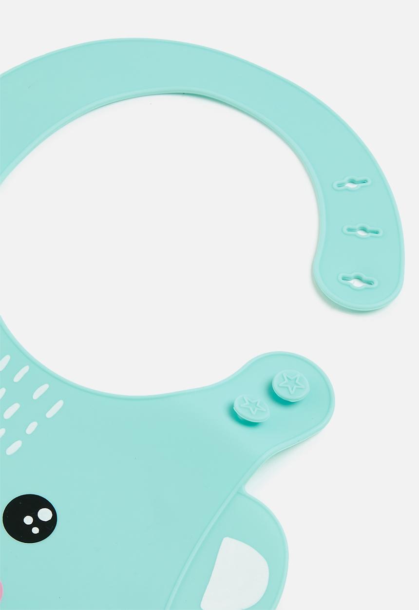 Pop Candy - Baby silicone bibs - blue