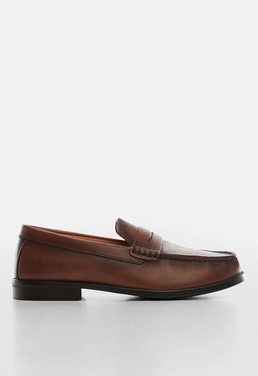 MANGO - Shoes clasic loafer - brown