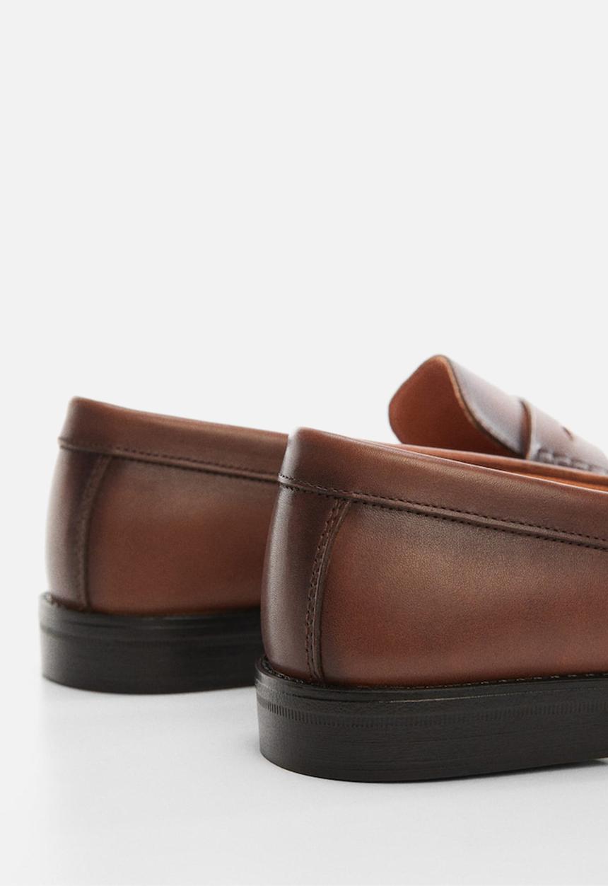 MANGO - Shoes clasic loafer - brown